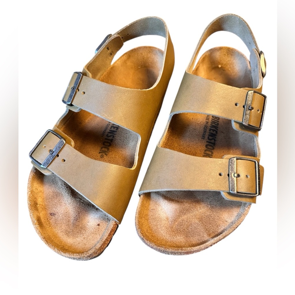 BIRKENSTOCK Milano Khaki taupe Oiled Leather size 11 EU 42